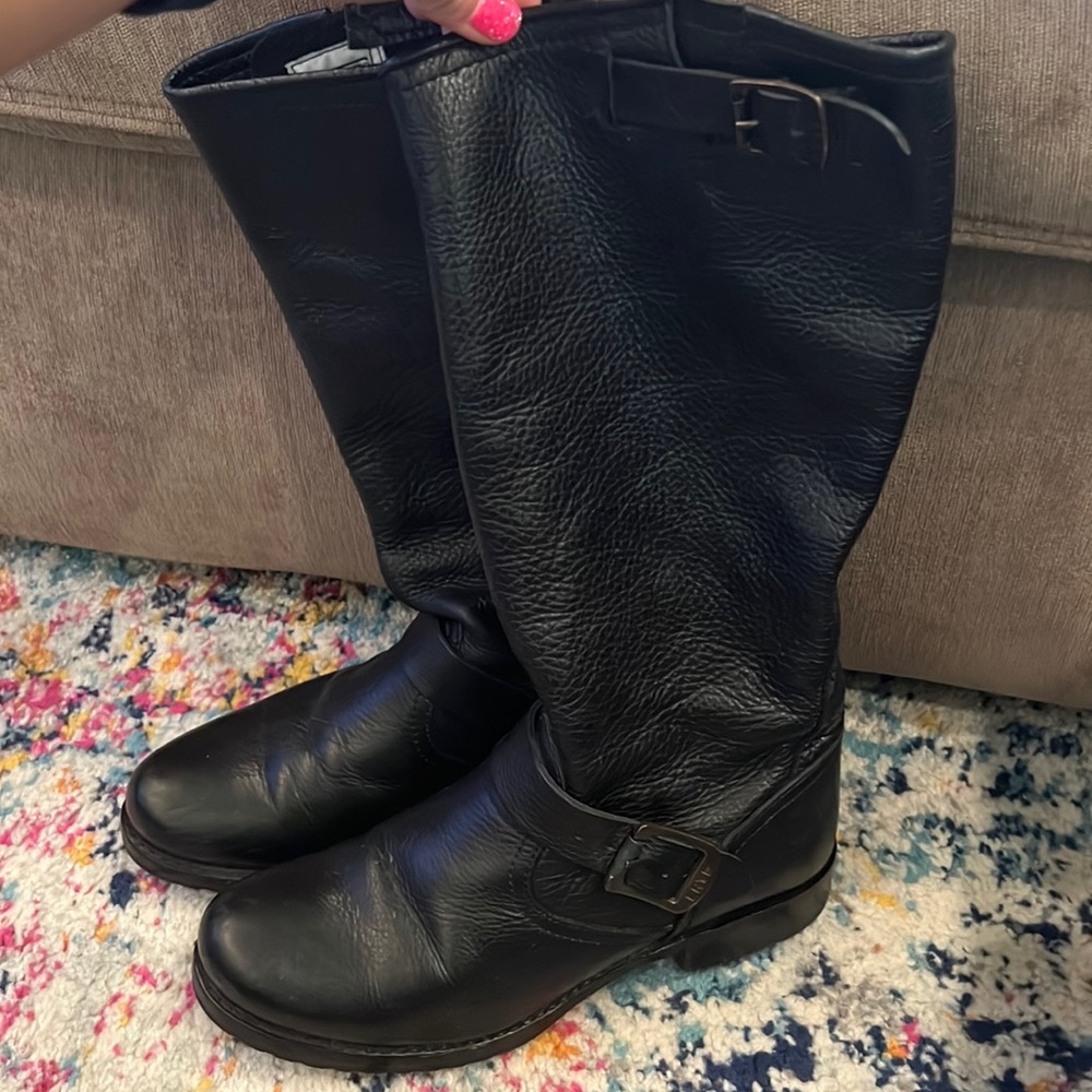 Black Frye Boots. Size 8.